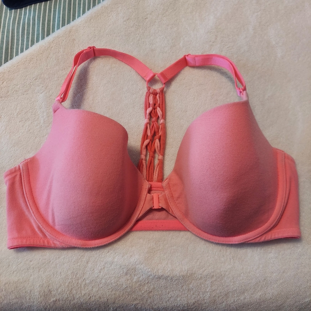 Victoria's Secret Pink Racerback Bra 38D